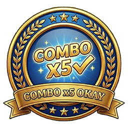 Combo × 5 Clear