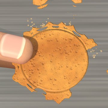 가장자리부터 떼기